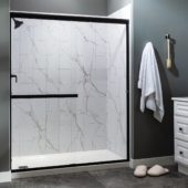 Carrara Marble Shower Wall Kit 30x60x78 | Gemini Tile and Marble