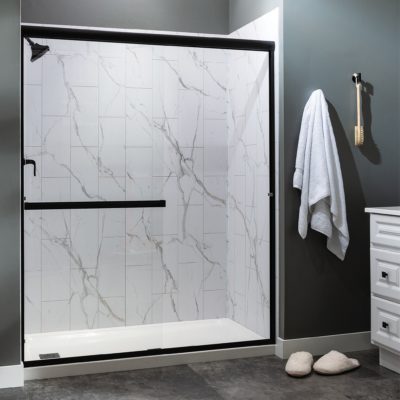 Carrara Marble Shower Wall Kit 30x60x78