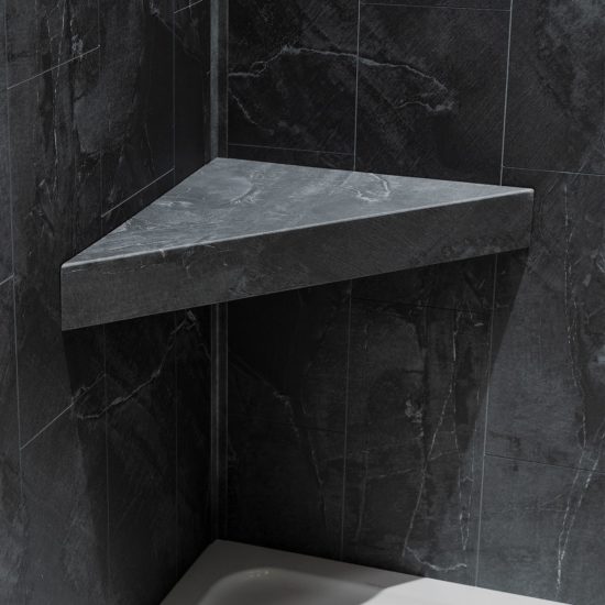 Cracked Slate Shower Bench 26x18.63x3