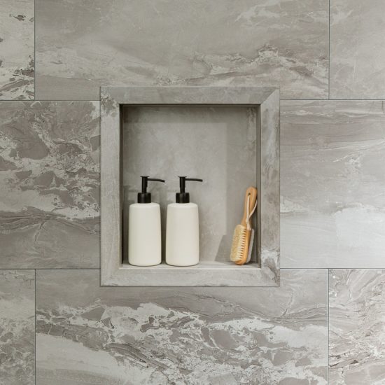 Smoky Sky Niche  14.5x12 inside | Gemini Tile and Marble