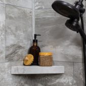 Smoky Sky Shower Shelf 14.56x7.12x2 | Gemini Tile and Marble