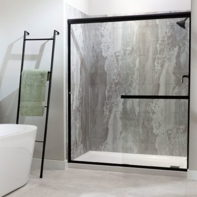 Smoky Sky Shower Wall Kit 36x36x78