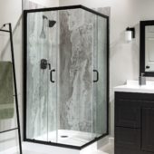 Smoky Sky Shower Wall Kit 36x60x78 | Gemini Tile and Marble