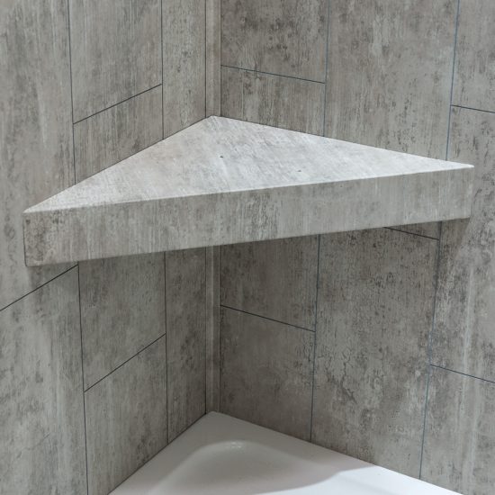 Wind Gust Shower Bench 26x18.63x3 | Gemini Tile and Marble