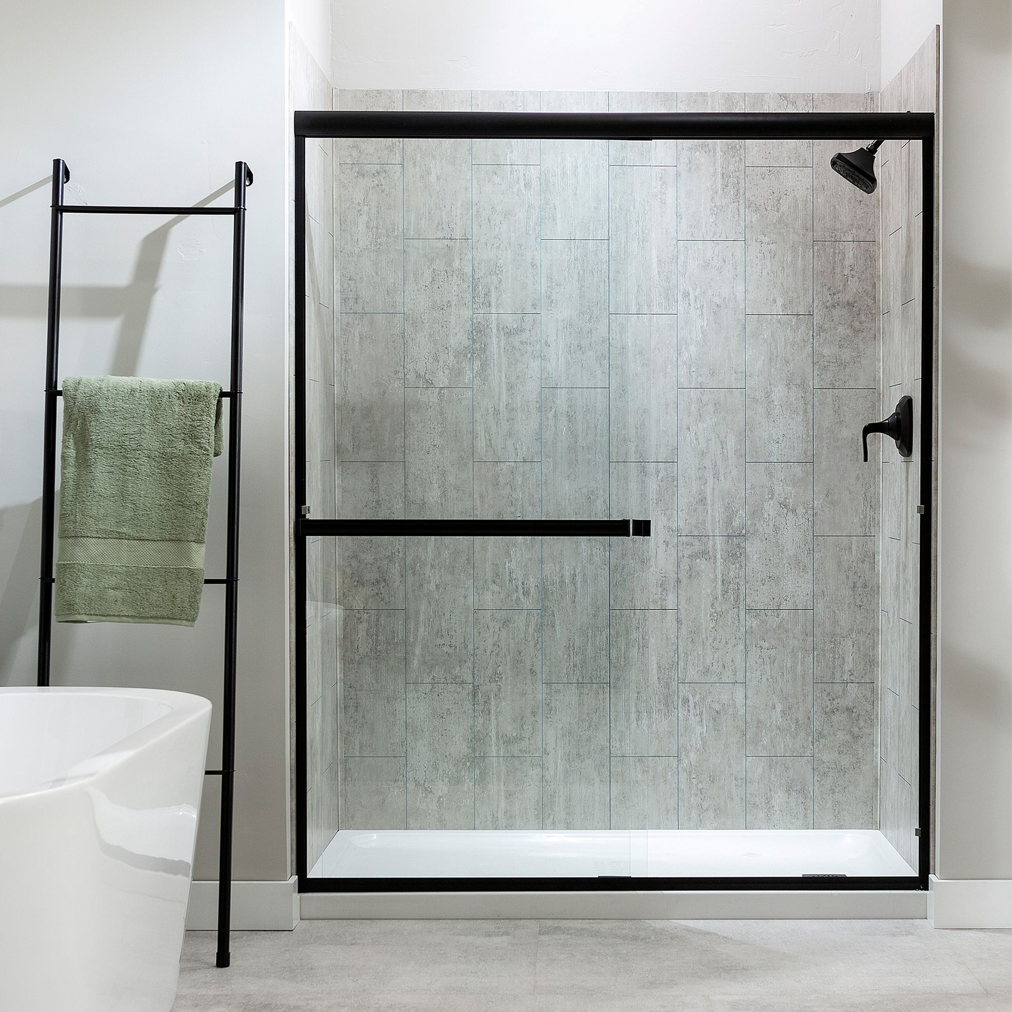 Wind Gust Shower Wall Kit 32x60x78 | Gemini Tile and Marble