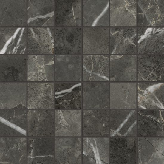 Florence 2X2 Carbon Matte Mosaic | Gemini Tile and Marble