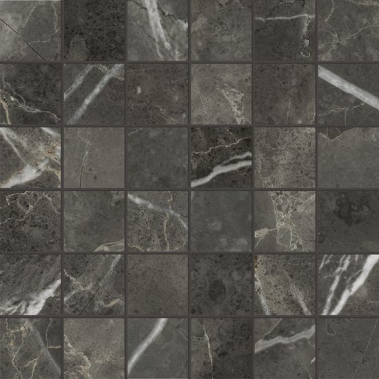 Florence 2X2 Carbon Matte Mosaic | Gemini Tile and Marble