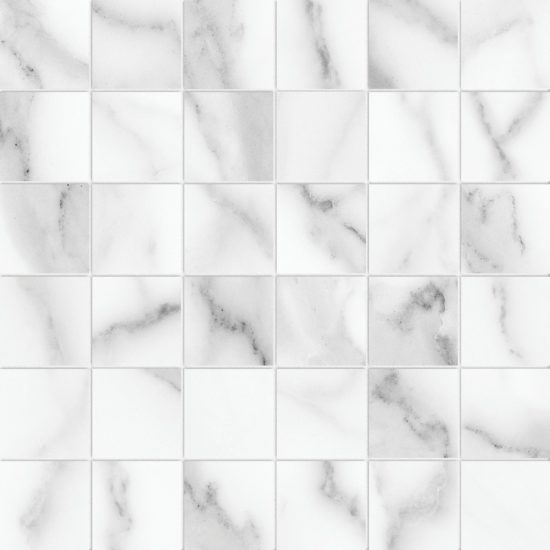 Florence 2X2 Statuario Matte Mosaic | Gemini Tile and Marble