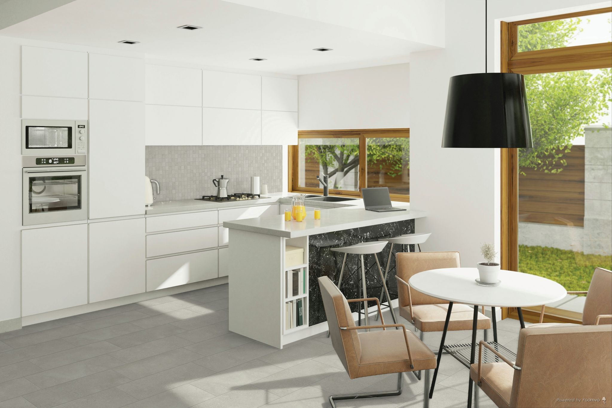 Madison 12x24 and 2x2 Glacier Matte 2 | Gemini Tile and Marble