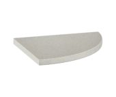 Marmiline Fog 9x9 Corner Shelf | Gemini Tile and Marble