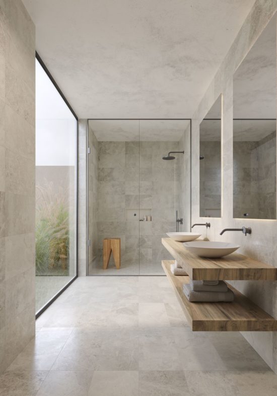 Marmiline Ivory 18x47 Bench | Gemini Tile and Marble