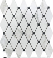 13x15 Calacatta Esagona Mosaic | Gemini Tile and Marble