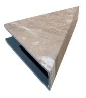 Venetian Marble Shower Shelf 14.56x7.12x2 | Gemini Tile and Marble