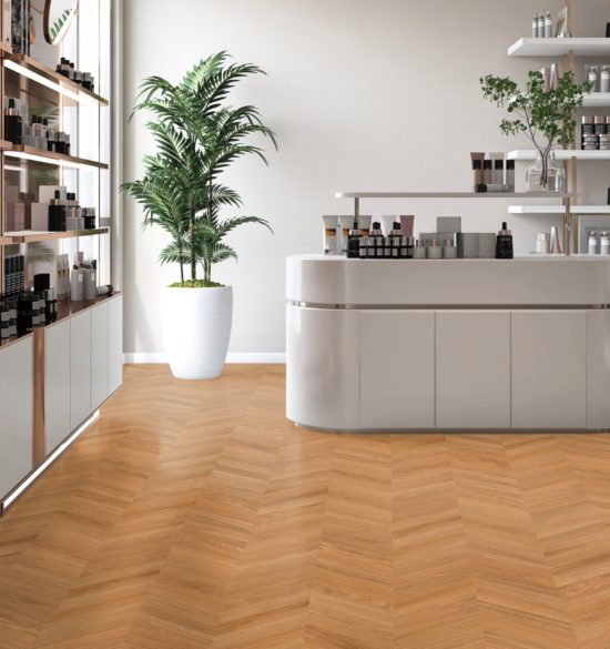 Chevron American Red Oak | Gemini Tile and Marble