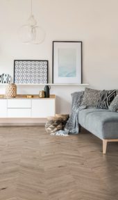 Chevron Oak Sevilla Taupe | Gemini Tile and Marble