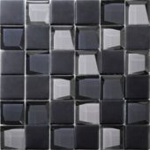 Glass 2"x2" Grey Mix Mosaic | Gemini Tile and Marble