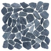 Mini Opus Matte Grey Mix Marble Stone Interlocking | Gemini Tile and Marble