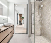 Onyx Light Beige Pebble Mosaic 12"x12" | Gemini Tile and Marble