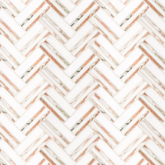 Rosey Weave Mosaic | Gemini Tile and Marble