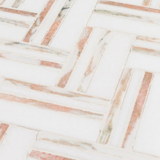 Rosey Weave Mosaic | Gemini Tile and Marble