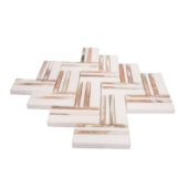 Rosey Weave Mosaic | Gemini Tile and Marble