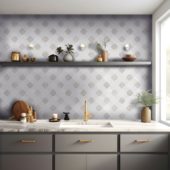 Star & Square White & Beige Mix Marble | Gemini Tile and Marble