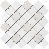 Star & Square White & Beige Mix Marble | Gemini Tile and Marble