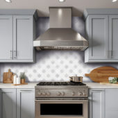 Star & Square White & Grey Mix Marble | Gemini Tile and Marble