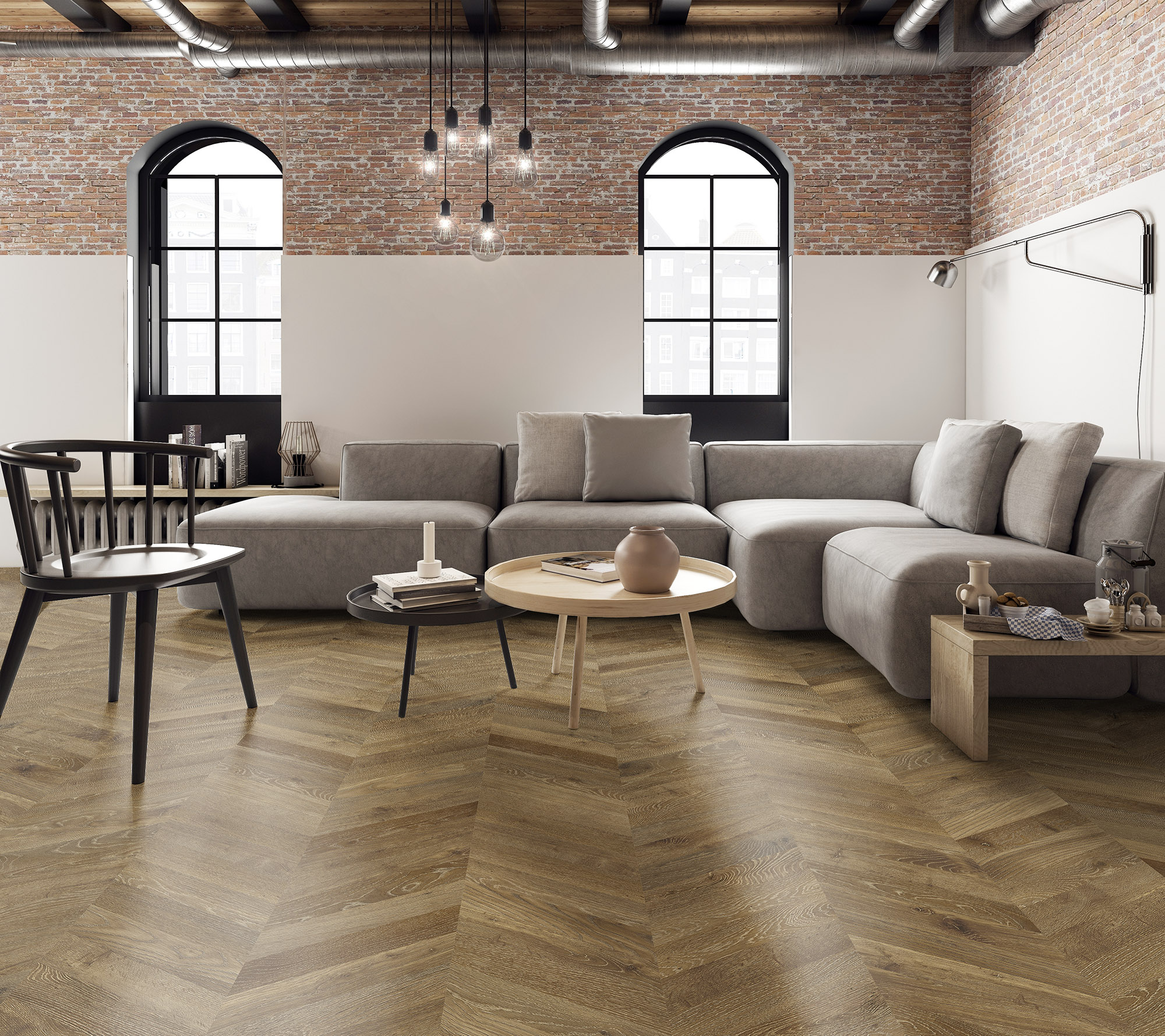 True Earth Chevron 4 | Gemini Tile and Marble