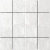 Zellige Glazed Ceramic White 3"x3" Mosaic | Gemini Tile and Marble