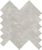 Anciano Grigio 1.25x4 Herringbone Mosaic | Gemini Tile and Marble