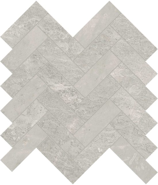 Anciano Grigio 1.25×4 Herringbone Mosaic