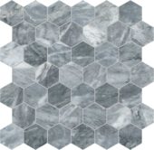 Aqua Intenso 2 Hexagon Mosaic | Gemini Tile and Marble