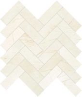 Avorio Crema 1.25x4 Herringbone Mosaic | Gemini Tile and Marble