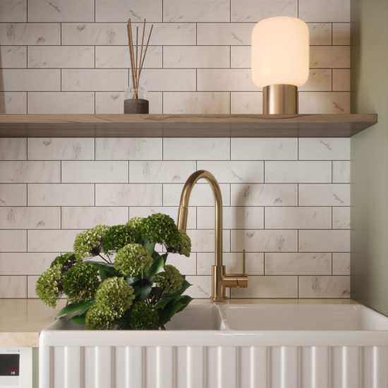 Camellia Field Tile 3” x 9” | Gemini Tile and Marble