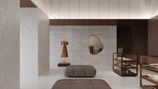 Cosmo Lumino 2x6 Picket Mosaic | Gemini Tile and Marble