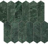 Diosa Verde  2x6 Picket Mosaic | Gemini Tile and Marble