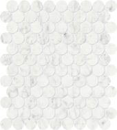 Eterna Bianco 1.25 Honed Penny Round Mosaic | Gemini Tile and Marble
