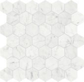 Eterna Bianco 2 Honed Hexagon Mosaic | Gemini Tile and Marble