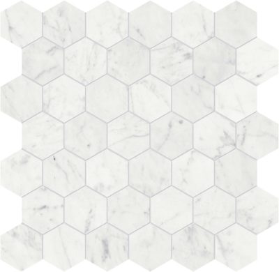 Eterna Bianco 2 Honed Hexagon Mosaic