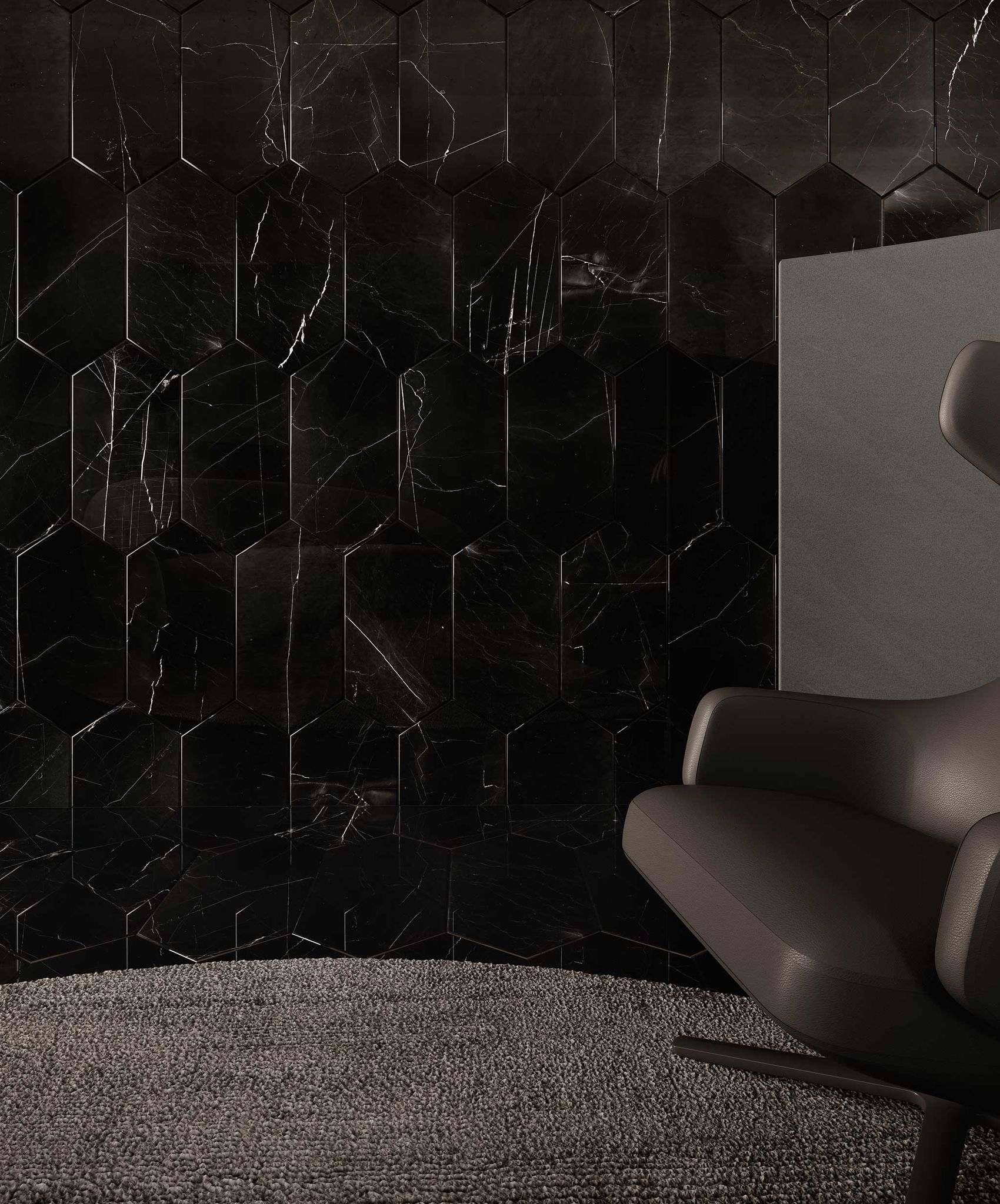 Galaxia Nero 1 | Gemini Tile and Marble