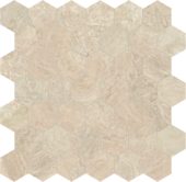 Impero Reale 2 Polished Hexagon Mosaic | Gemini Tile and Marble