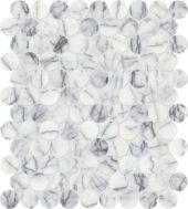 Lilac Volta 1.25 Penny Round Mosaic | Gemini Tile and Marble