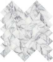 Lilac Volta 1.25x4 Herringbone Mosaic | Gemini Tile and Marble