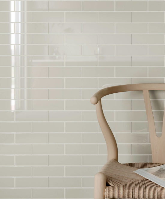 Mist 2X6 Brick Mosaic | Gemini Tile and Marble