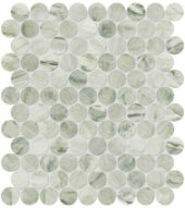 Moscato Argento 1.25 Penny Round Mosaic | Gemini Tile and Marble
