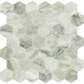 Moscato Argento 2 Hexagon Mosaic | Gemini Tile and Marble