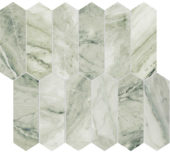 Moscato Argento 2x6 Picket Mosaic | Gemini Tile and Marble