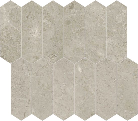 Ritz Gray 2x6 Picket Mosaic | Gemini Tile and Marble