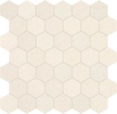 Serene Ivory 2 Hexagon Mosaic | Gemini Tile and Marble